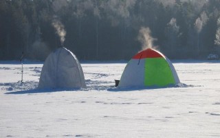 Выбор зимней палатки для рыбалки